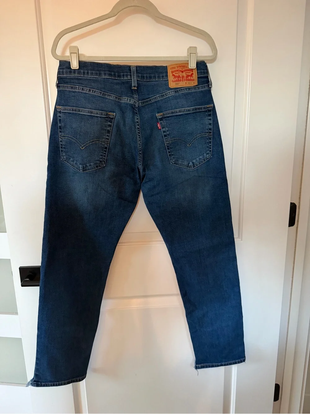 Levi’s 502 33 30 Classic Blue Denim Jeans